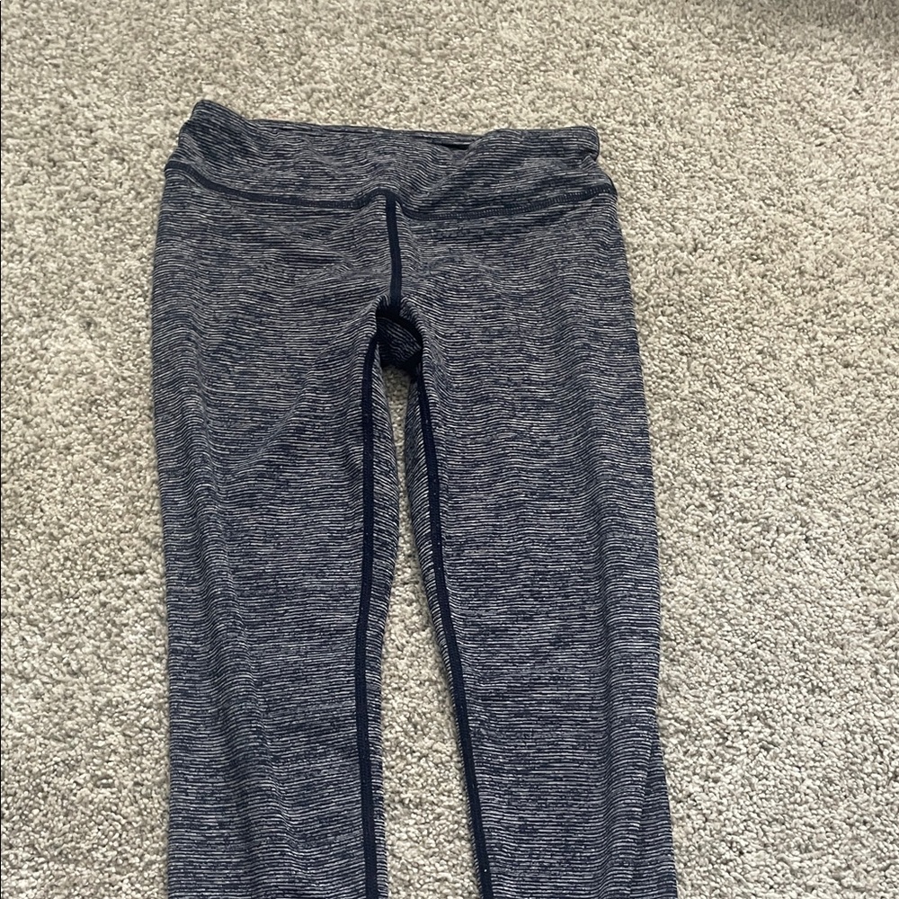 90 Degree By Reflex Kids Heathered Blue Leggings